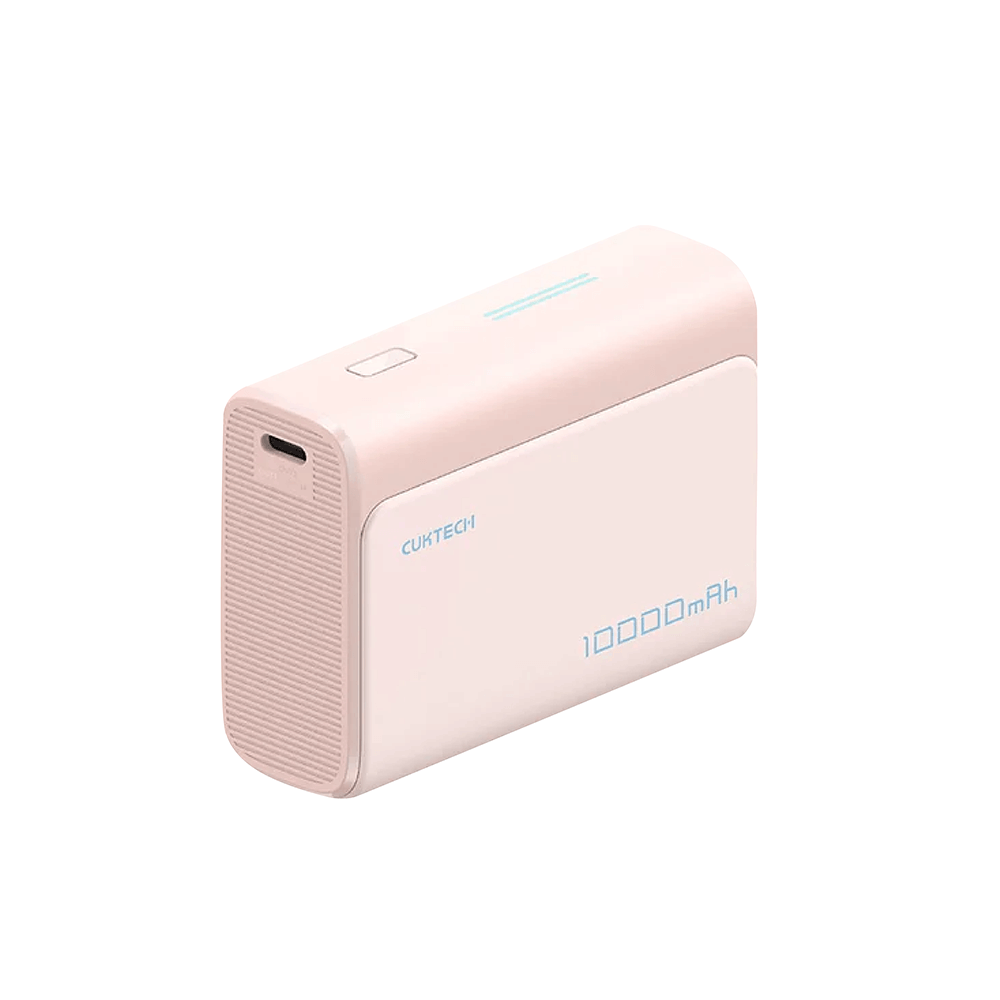 แบตเตอรี่สำรอง CUKTECH AURA PB100 10000 MAH CE สีชมพู จ่ายไฟสูงสุด 33W